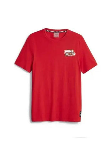 Dylan Short Sleeve T-Shirt Red - PUMA - BALAAN 1