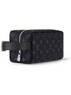 Trousse Toilette Locker Dopp Kit Monogram Eclipse Pouch Bag Black - LOUIS VUITTON - BALAAN 3