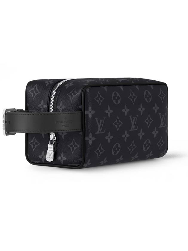 Trousse Toilette Locker Dopp Kit Monogram Eclipse Pouch Bag Black - LOUIS VUITTON - BALAAN 3