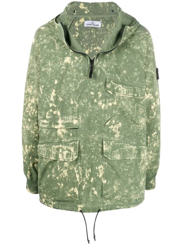 Waffen Patch Off Die Pocket Hood Anorak Green - STONE ISLAND - BALAAN 1