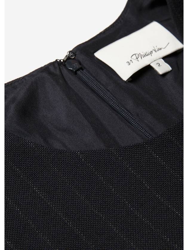 Midnight blue wool pinstripe shift dress - 3.1 PHILLIP LIM - BALAAN 6