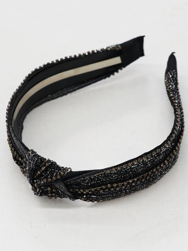 Ribbon Bandana Gem Hairband Black - SORRY TOO MUCH LOVE - BALAAN 2