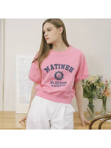 Dolphin Voyage Half Sweat Shirts PINK - LE SOLEIL MATINEE - BALAAN 1