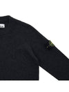 Crew Neck Knit Top Charcoal - STONE ISLAND - BALAAN 5