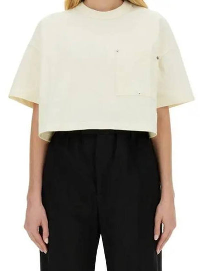 Crew Neck Pocket Short Sleeve T-Shirt White - BOTTEGA VENETA - BALAAN 2