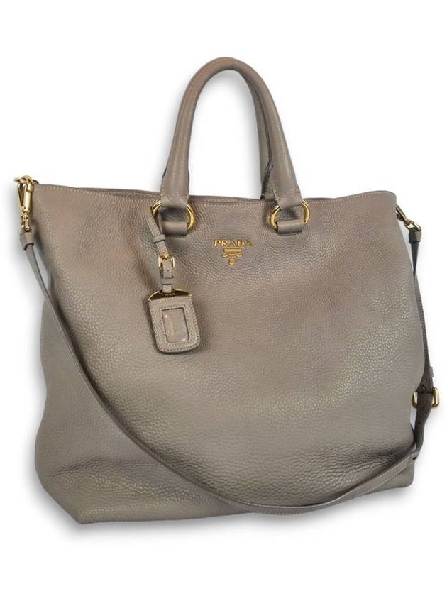 Vitello Dino tote and shoulder bag - PRADA - BALAAN 4