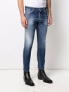 Cool Guy Crop Jeans Blue - DSQUARED2 - BALAAN.
