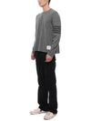 4-Bar Long Sleeve T-Shirt Grey - THOM BROWNE - BALAAN 5