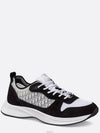 Oblique B25 Runner Low Top Sneakers Black - DIOR - BALAAN 2