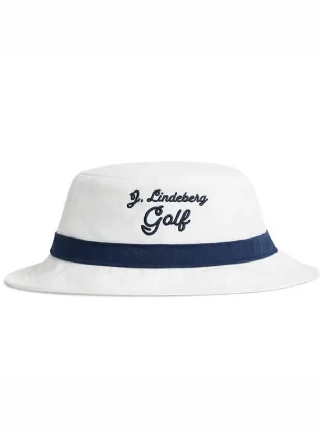 Lukas Embroidery Logo Golf Bucket Hat White - J.LINDEBERG - BALAAN 2