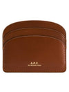 Demi Lune Card Wallet Brown - A.P.C. - BALAAN 1