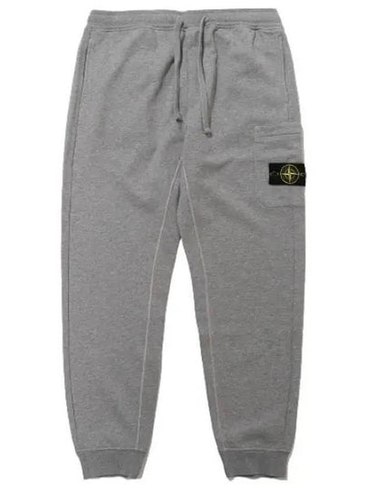 Cotton Fleece Cargo Track Pants Grey - STONE ISLAND - BALAAN 2