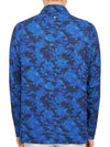 Men's Icon Camo Half Zip Up Long Sleeve T-Shirt Blue - G/FORE - BALAAN 5