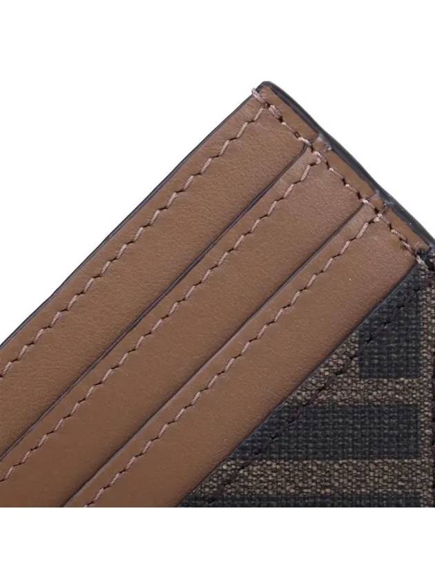 FF Logo Card Wallet Brown - FENDI - BALAAN 9