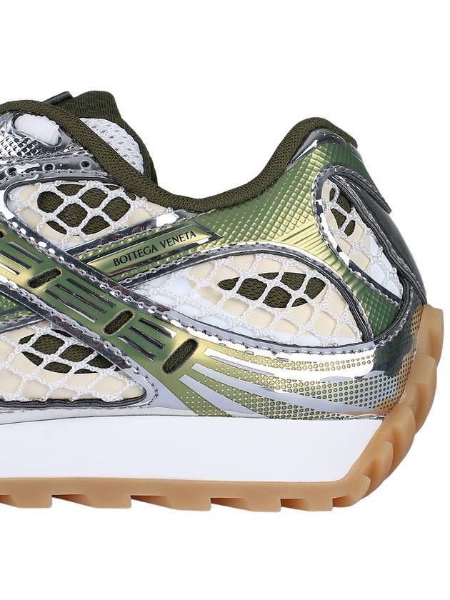 Orbit Mesh Rubber Low Top Sneakers Green - BOTTEGA VENETA - BALAAN 7