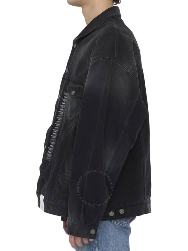 Applique Denim Jacket Black - BALENCIAGA - BALAAN 4