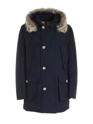 Arctic Hooded Parka Dark Navy Men's CFWOOU0270MRUT0108 MLB - WOOLRICH - BALAAN 1