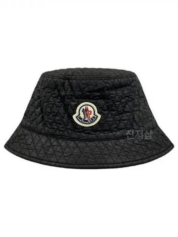 Quilted bucket hat black 3B00027 36186406 270794 1038288 - MONCLER - BALAAN 1