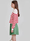 Logo Stripe Collar Neck Knit MK3AP401 - P_LABEL - BALAAN 7