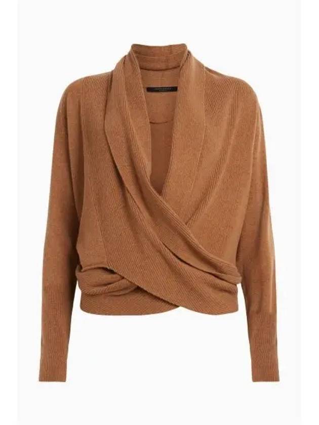 Pirate Women s Cardigan WK030Z CAMEL BROWN - ALLSAINTS - BALAAN 1