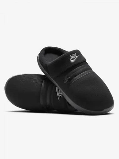 Burrow Men s Slippers Black Metallic Silver FZ7941 001 732318 - NIKE - BALAAN 1