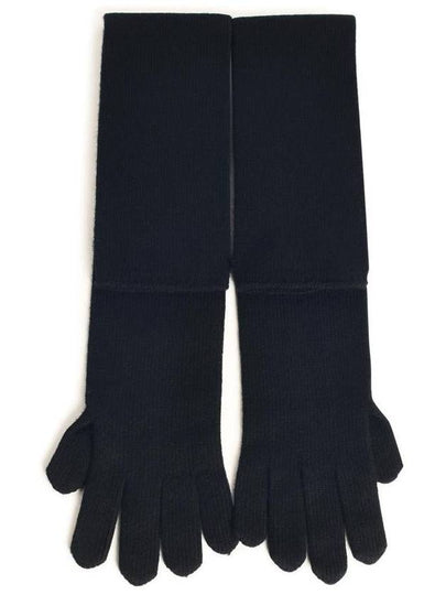 Max Mara 'Timor' Black Cashmere Gloves - MAX MARA - BALAAN 2