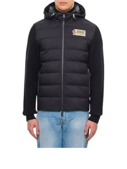 Grenoble Padded Zip-Up Jacket Black - MONCLER - BALAAN 2