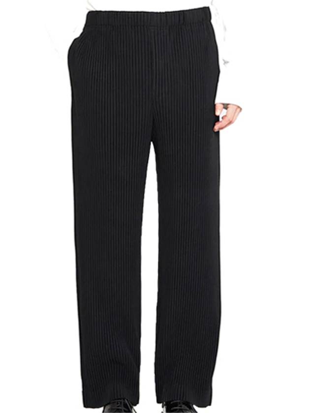 MC March Pleated Straight Pants Black - ISSEY MIYAKE - BALAAN 2