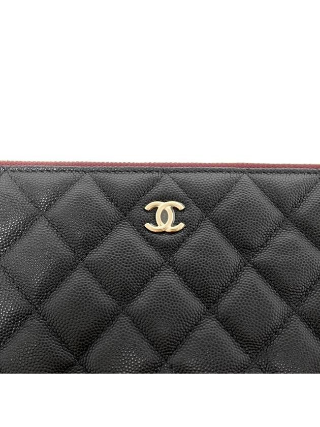 Classic Gold Hardware Caviar Large Calfskin Clutch Bag Black - CHANEL - BALAAN 5