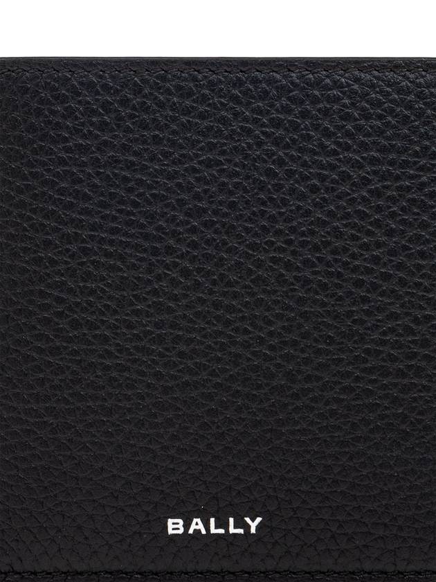 Bally Leather Wallet With Logo, Men's, Black - BALLY - BALAAN 5