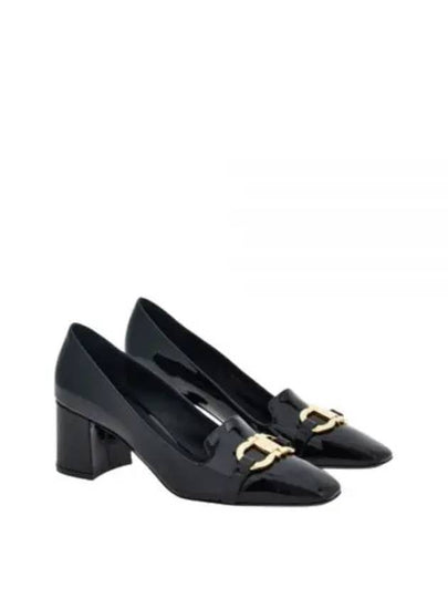 Gancini Ornament Pumps Black - SALVATORE FERRAGAMO - BALAAN 2