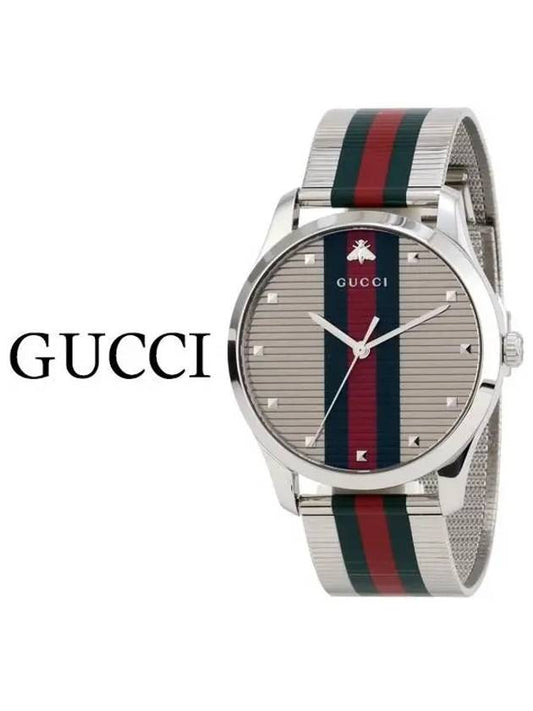 G-Timeless Watch 42MM Silver - GUCCI - BALAAN 2