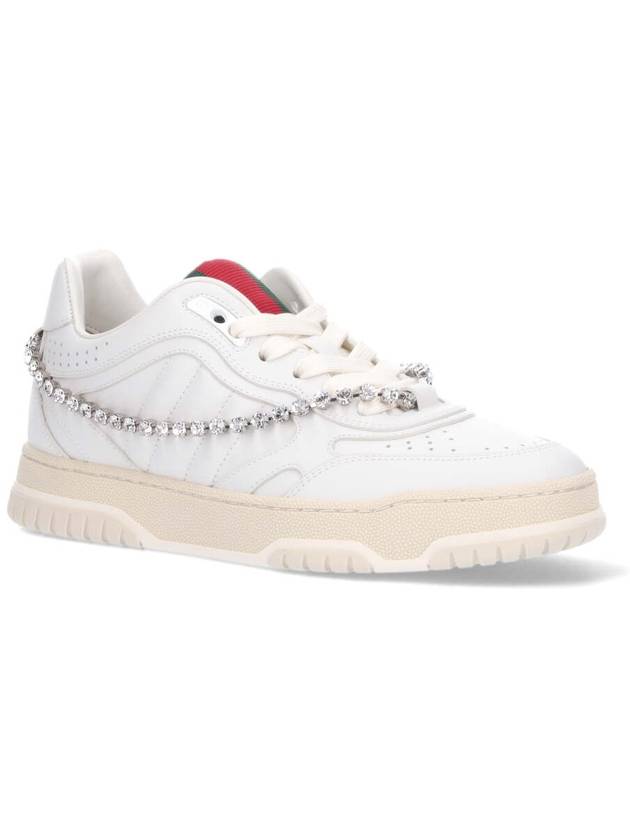 Women's Reweb Low Top Sneakers White - GUCCI - BALAAN 3