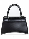 Hourglass Small Tote Bag in Shiny Box Calfskin Black - BALENCIAGA - BALAAN 7