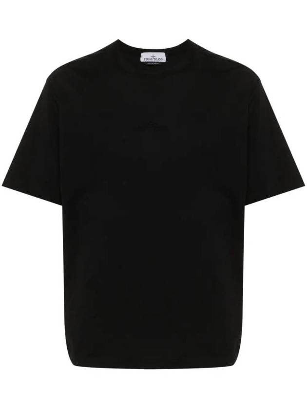 logo embroidery t-shirt 801520457 - STONE ISLAND - BALAAN 1