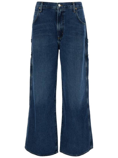 Denim Straight Pants A643 1463 DRKN BLUE - AGOLDE - BALAAN 2