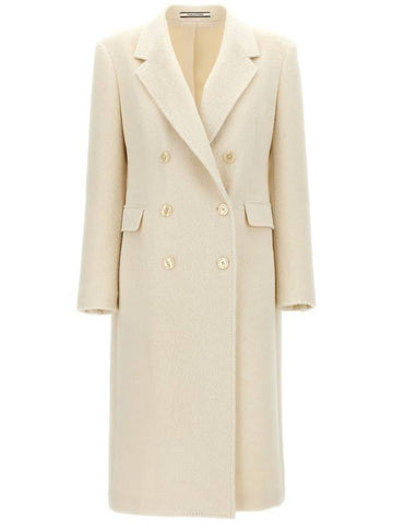 Tagliatore Alpaca Double-Breasted Coat - TAGLIATORE - BALAAN 1