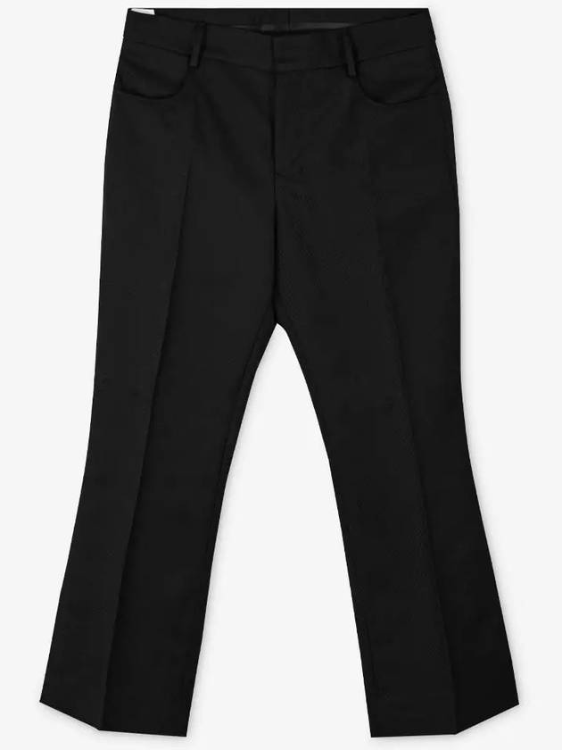 Jersey Straight Pants Black - AMI - BALAAN 3