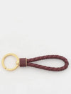 Intrecciato Lambskin Key Holder Brown - BOTTEGA VENETA - BALAAN 2