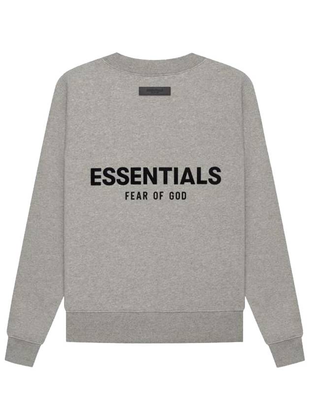 Essential The Core Collection Crew Neck Sweatshirt Dark Oatmeal Women - FEAR OF GOD ESSENTIALS - BALAAN 1