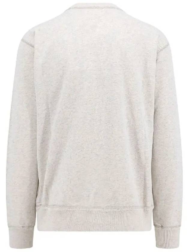 Mikoy Logo Print Sweatshirt White - ISABEL MARANT - BALAAN 4