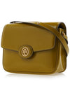 Robinson Spazzolato Convertible Logo Shoulder Bag Mustard - TORY BURCH - BALAAN 3