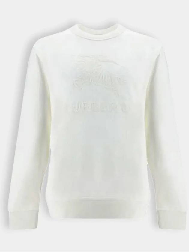 EKD Cotton Sweatshirt White - BURBERRY - BALAAN 2