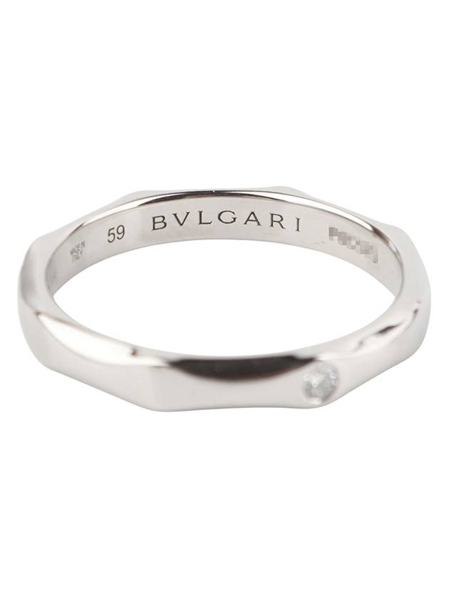 351952 Platinum 1P Diamond Infinito Wedding Band Ring No 59 Department Store Invoice 34276 1 - BVLGARI - BALAAN 5