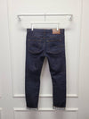 Oblique raw cotton denim roll up slim fit jeans - DIOR - BALAAN 3