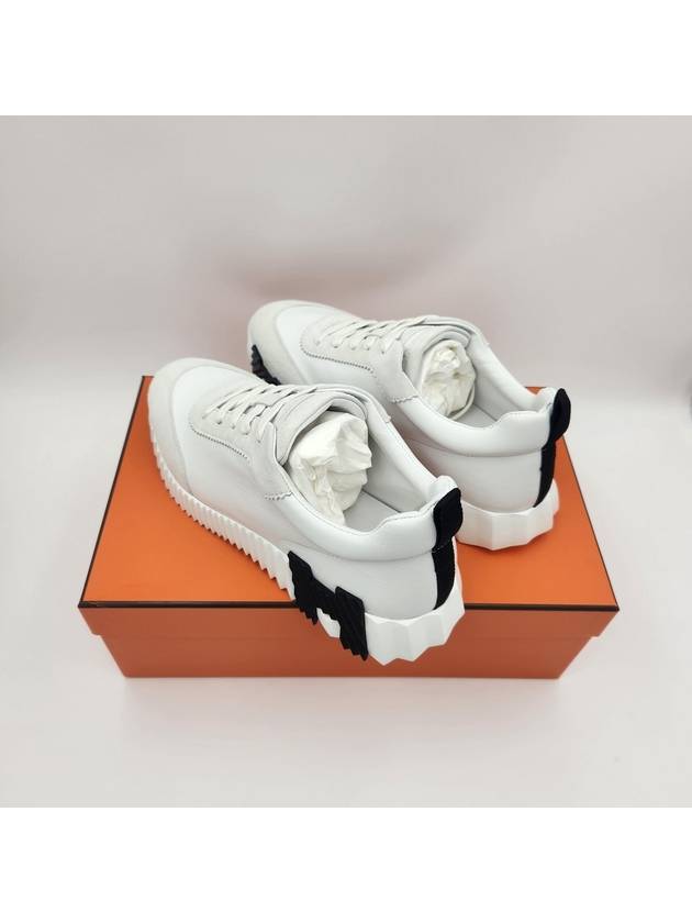 Bouncing Low Top Sneakers White - HERMES - BALAAN 4