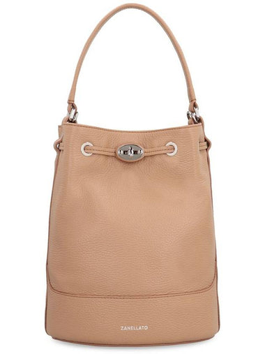 Zanellato Monda S Leather Bucket Bag - ZANELLATO - BALAAN 1