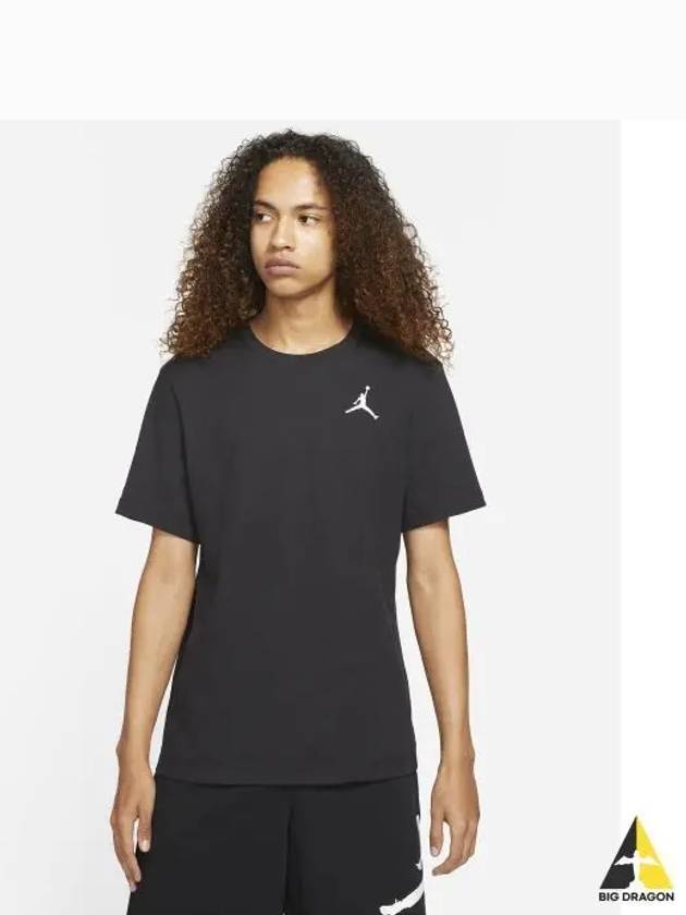 Jordan Jumpman Crew Neck Short Sleeve T Shirt Black - NIKE - BALAAN 2