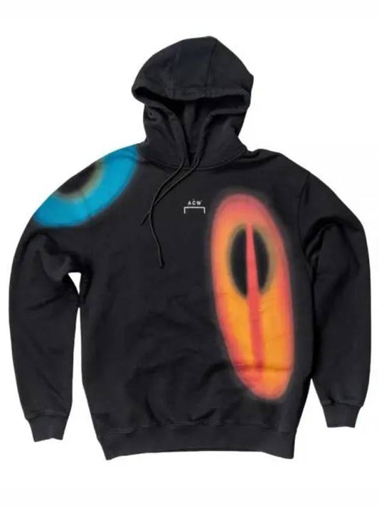 HYPERGRAPHIC HOODIE ACWMW089 BLACK hyper graphic hoodie - A-COLD-WALL - BALAAN 1