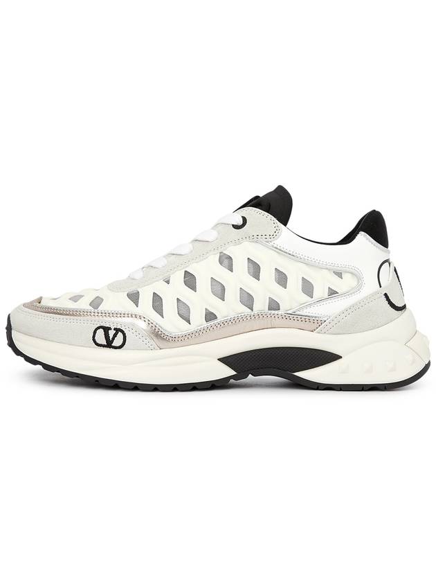 Signature Runner Low Top Sneakers White - VALENTINO - BALAAN 5